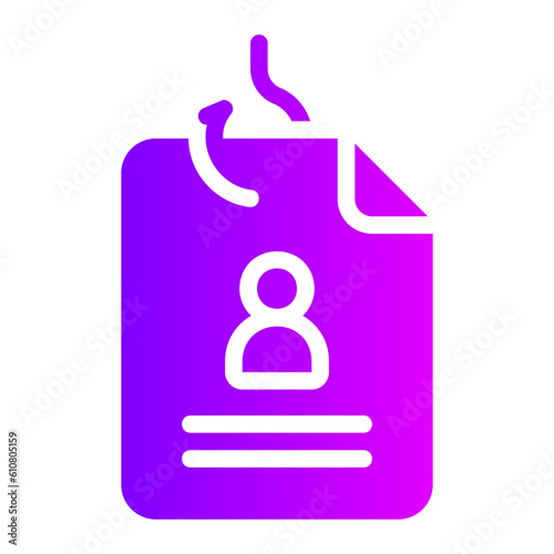 phishing gradient icon