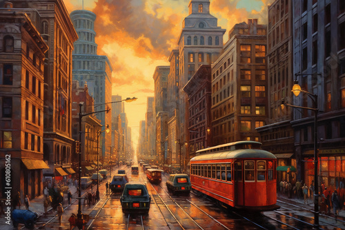 colorful cityscapes