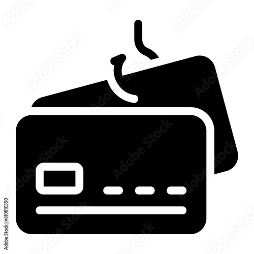phishing glyph icon