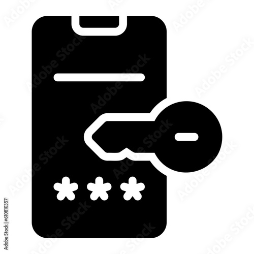 unlock glyph icon