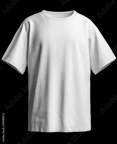  Blank Heavy Weight Cotton White Oversized T-shirt Mockup © Mikee