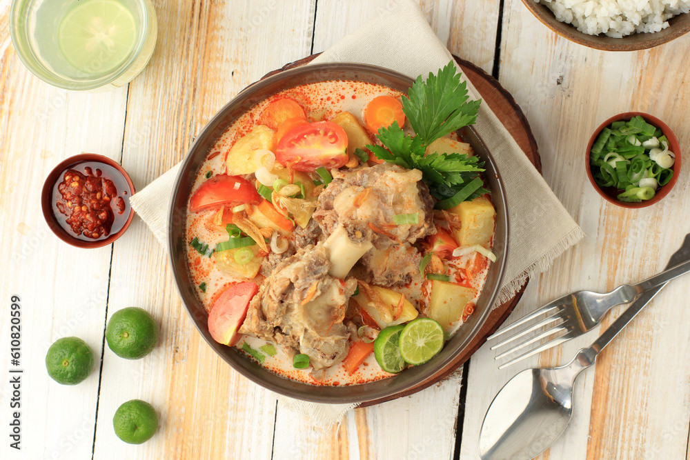 Soto Tangkar is Betawi Traditional Soup Soto Tangkar is Betawi Traditional Soup
