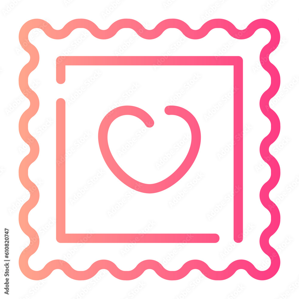 post stamp gradient icon