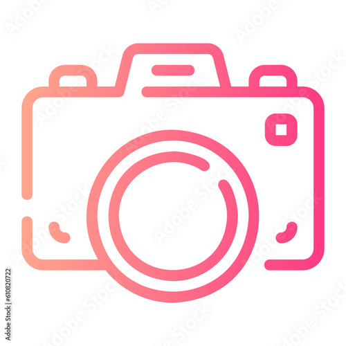 digital camera gradient icon