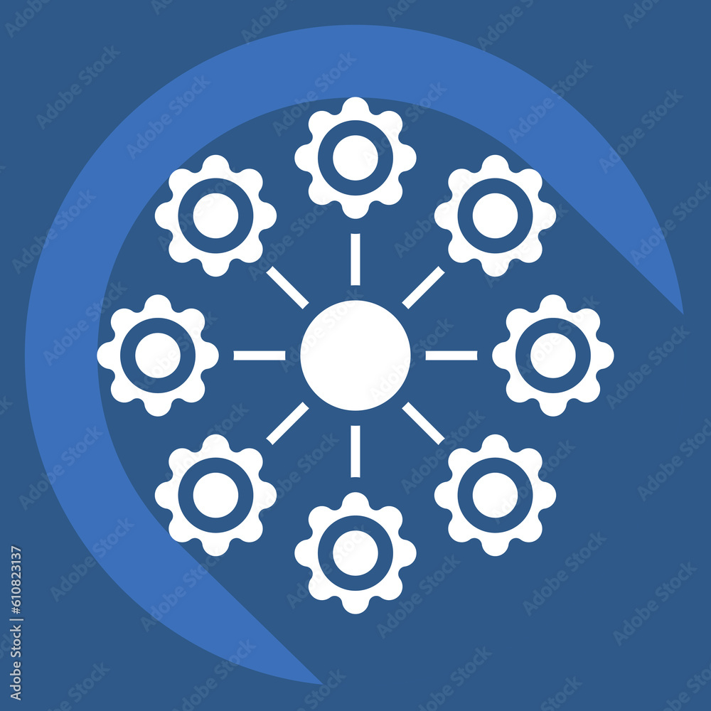 Icon Lantanas. related to Flowers symbol. long shadow style. simple design editable. simple illustration Icon Lantanas. related to Flowers symbol. long shadow style. simple design editable. simple illustration