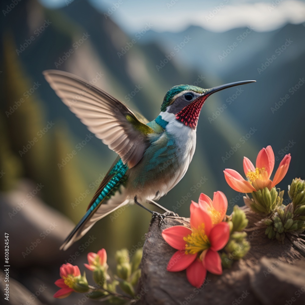 Fototapeta premium hummingbird in flight