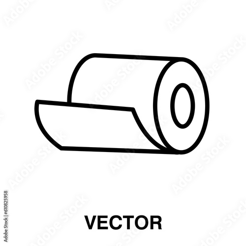 Tissue paper icon,vector illustration. vector tissue paper icon illustration isolated on White background.eps