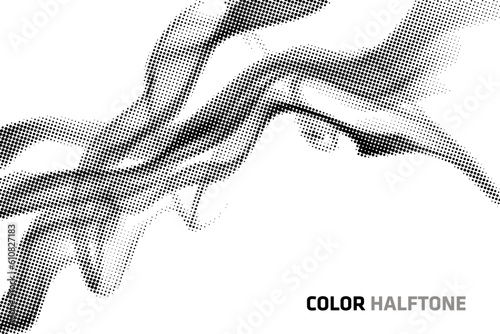 Abstract halftone background