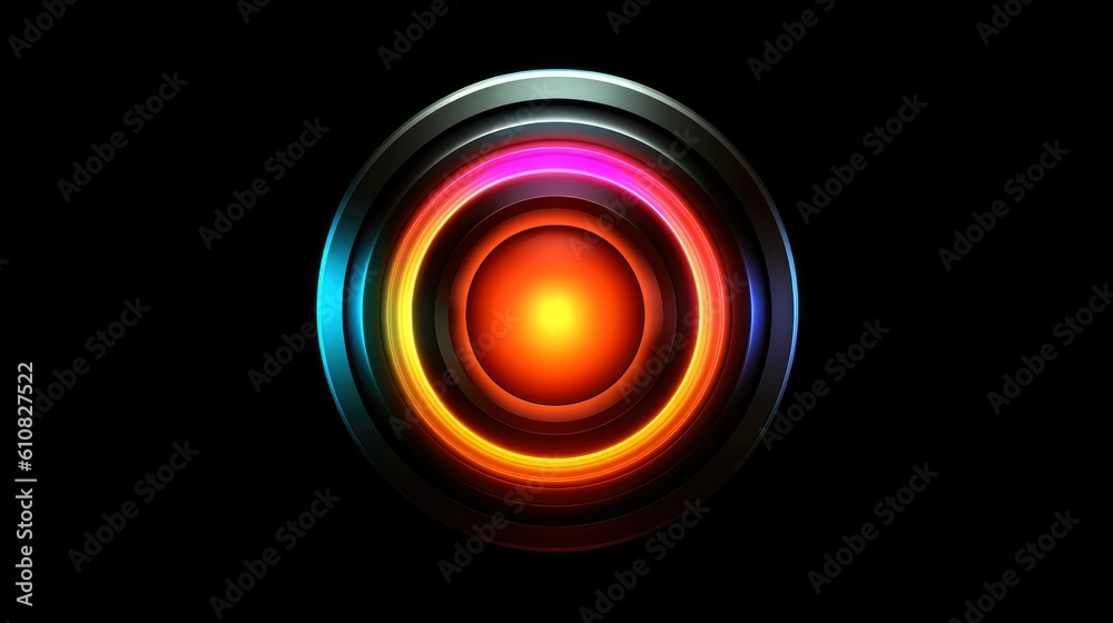HUD round frames and borders, aim control and digital interface, button technology and future tech game, target borders and metallic frames, user data UI display button, Generative AI illustration HUD round frames and borders, aim control and digital interface, button technology and future tech game, target borders and metallic frames, user data UI display button, Generative AI illustration