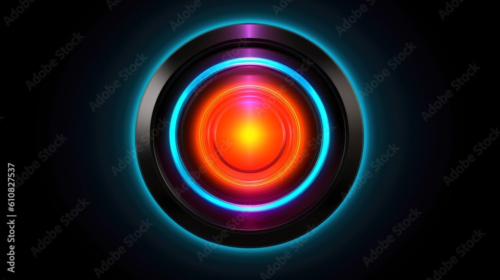 HUD round frames and borders, aim control and digital interface, button technology and future tech game, target borders and metallic frames, user data UI display button, Generative AI illustration HUD round frames and borders, aim control and digital interface, button technology and future tech game, target borders and metallic frames, user data UI display button, Generative AI illustration