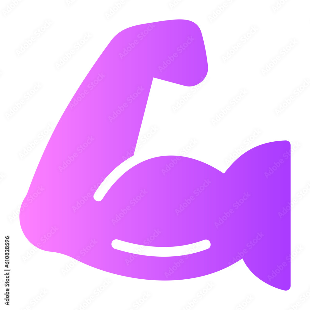 muscle gradient icon muscle gradient icon