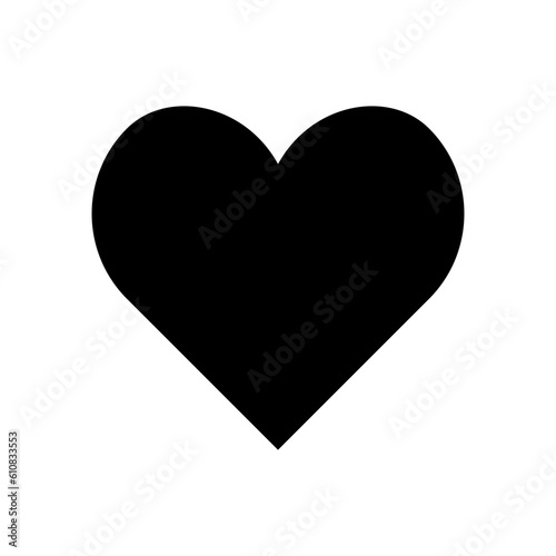 Favorite glyph icon for heart, like, love and romance, ui, wishlist, love logo