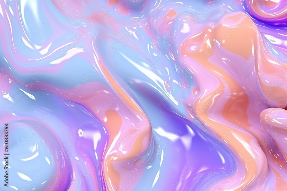 Obraz premium texture of holographic wave wallpaper background
