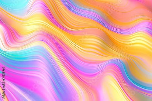 texture of holographic wave wallpaper background