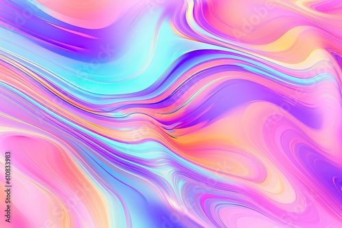 texture of holographic wave wallpaper background