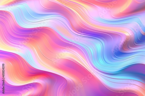 Wallpaper Mural texture of holographic wave wallpaper background Torontodigital.ca