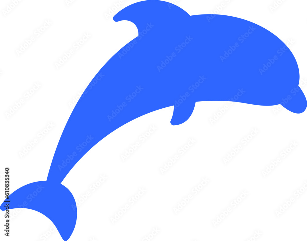 Obraz premium Dolphin Silhouette