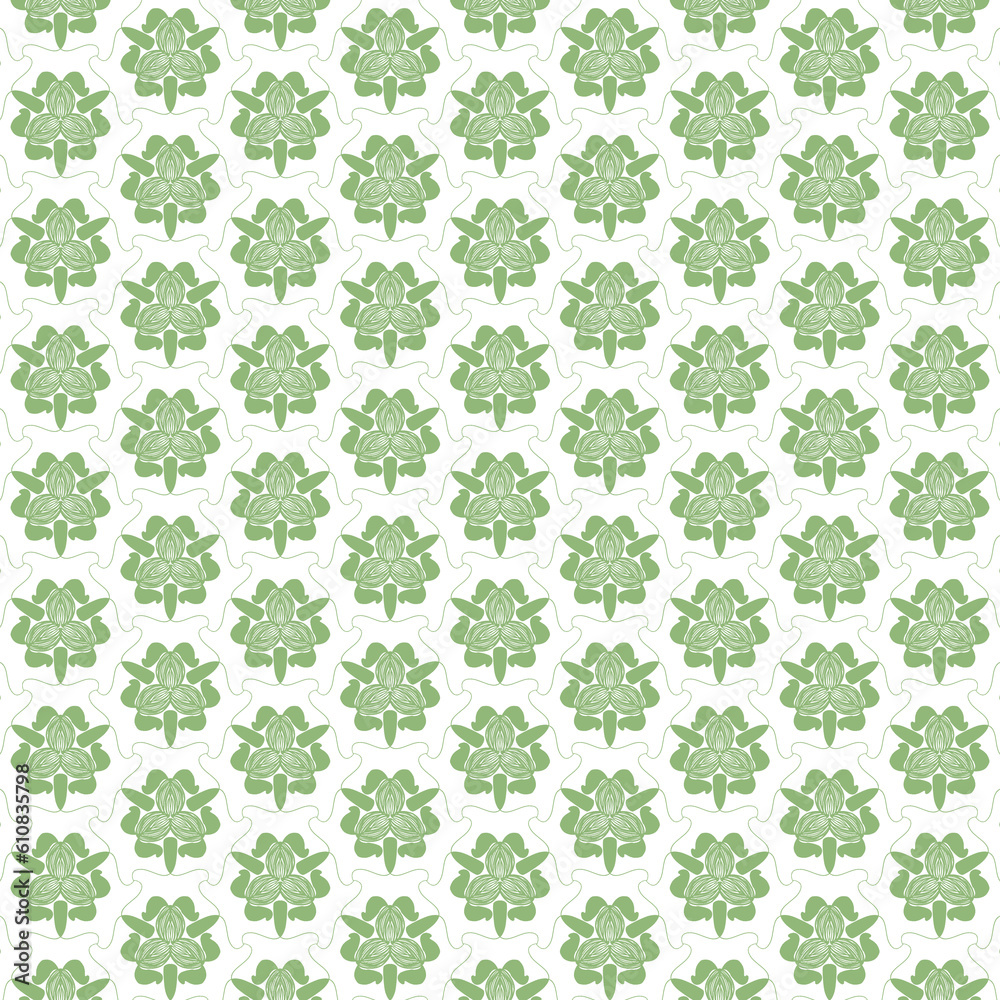 seamless pattern with flowers