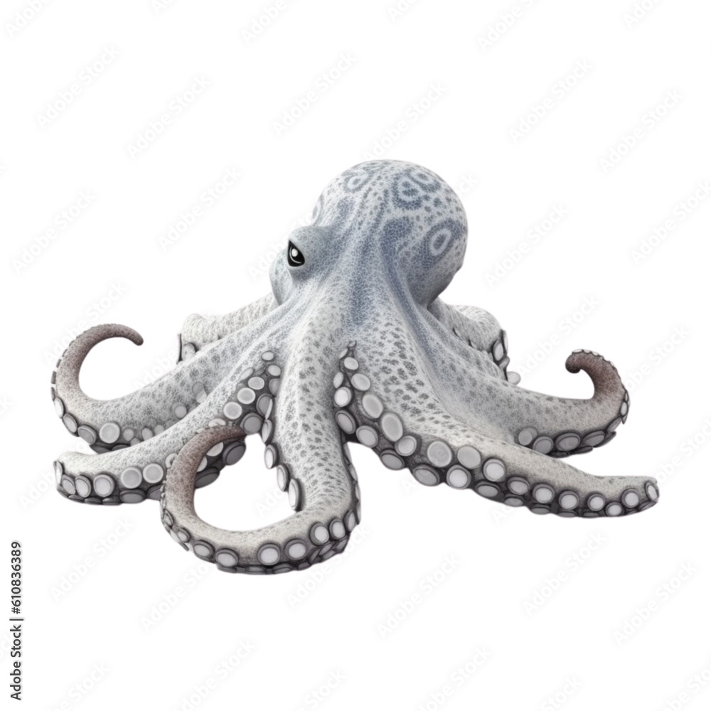 Obraz premium Octopus Generative AI
