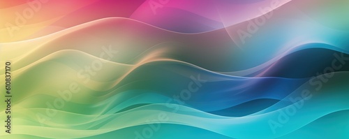 Abstract wallpaper Smooth Soothing Silk Wave, Ai Generative 