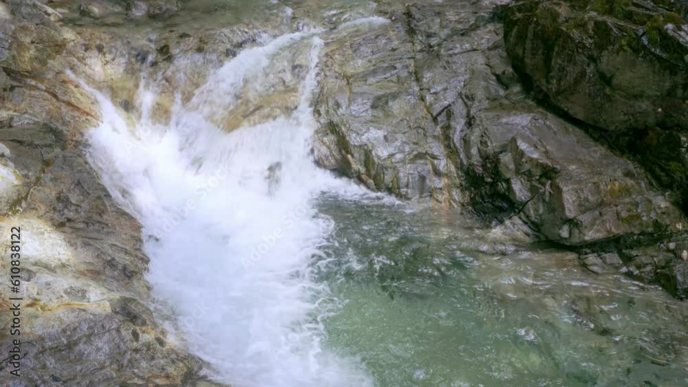 River flowing through rock formations River flowing through rock formations