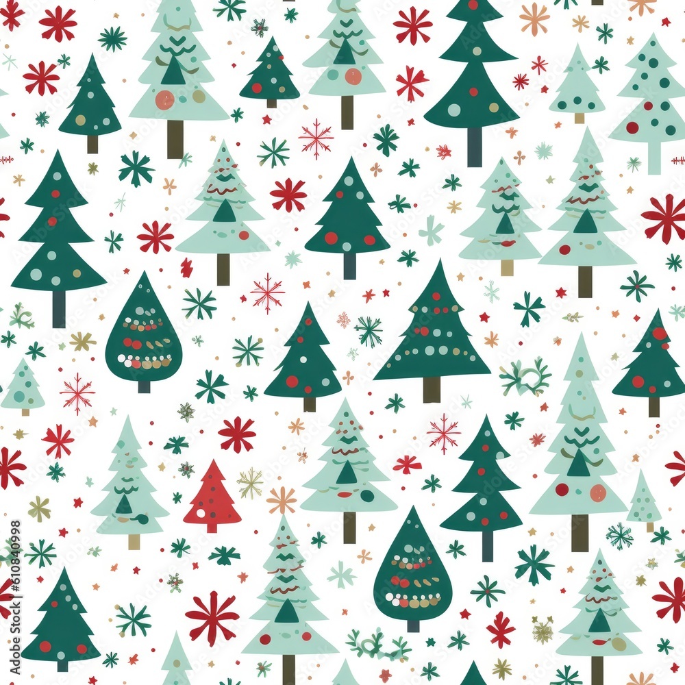 pattern christmas with generative ai