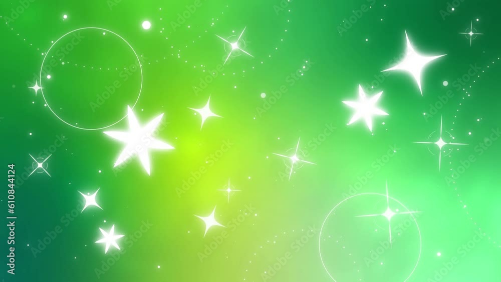 星がキラキラと輝くパーティクル素材 ビデオ背景 深緑 星がキラキラと輝くパーティクル素材 ビデオ背景 深緑