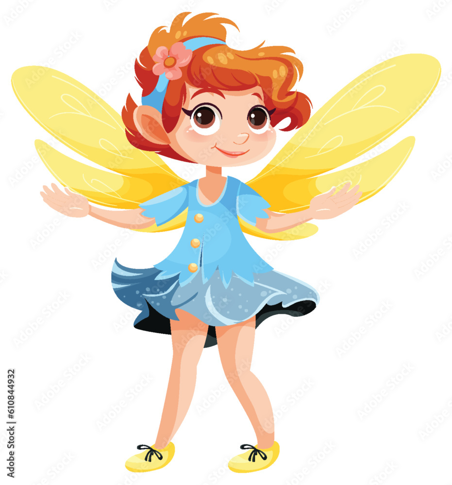 Beautiful fairy cartoon character Beautiful fairy cartoon character