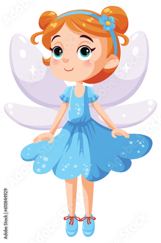Cute Fairy Princess Cartoon Character