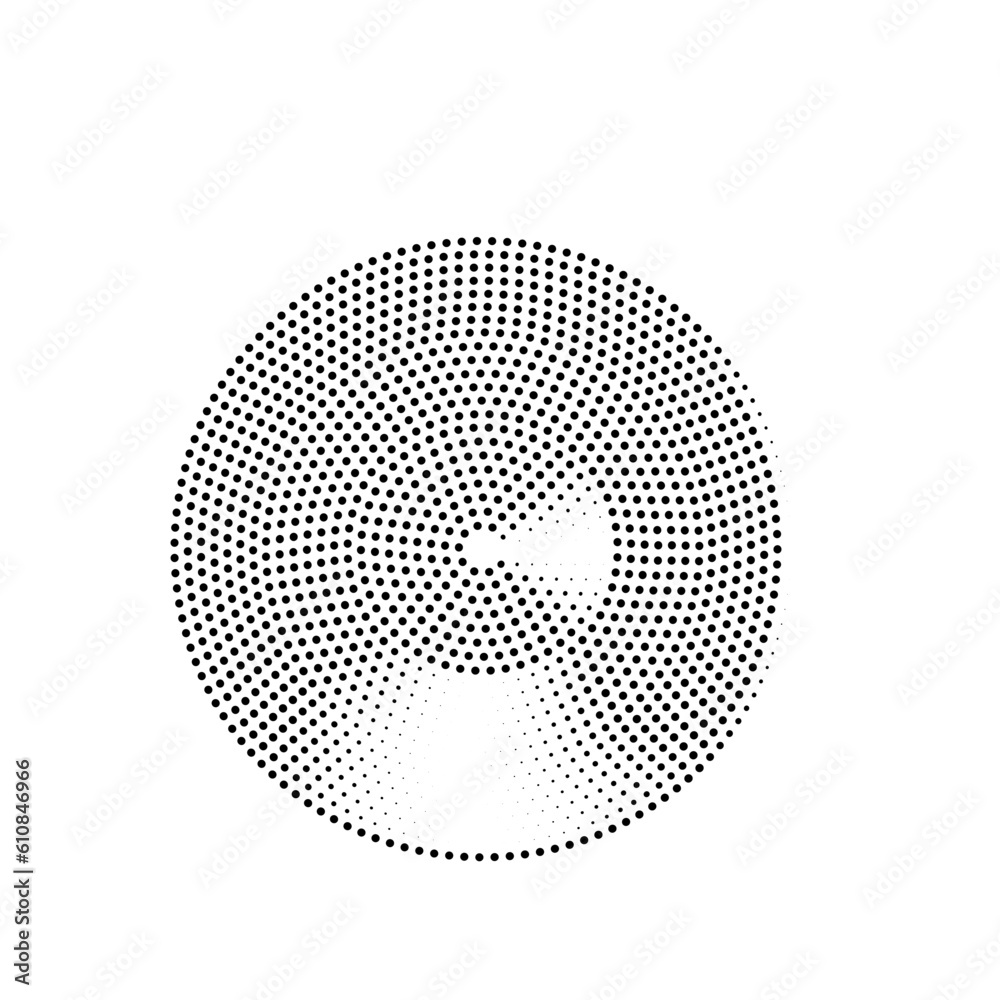 Halftone Circle Dots