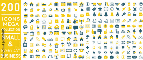 set of icons | Premium Essential Flat Business Icons for Small Business and Everyday Use |  | Modern flat line icons set of global business services and worldwide operations. Premium quality icon pack