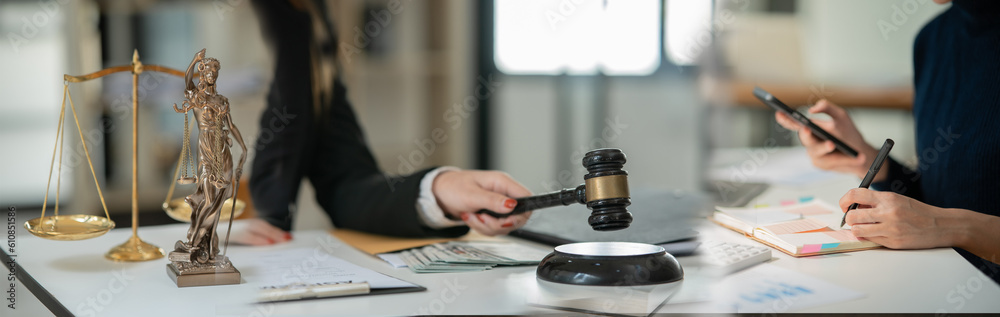 Lawyers having Concepts of Legal services at the law office Lawyers having Concepts of Legal services at the law office