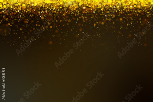 Wallpaper Mural キラキラ輝くゴールド色の背景イラスト Torontodigital.ca