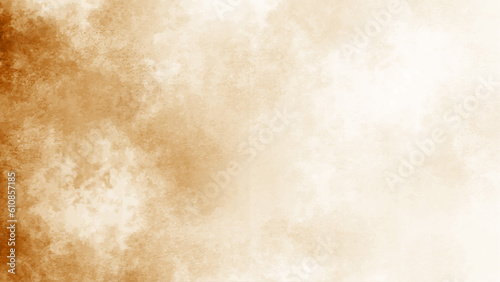 The background image of watercolor with light brown color feels simple. Grunge cement wall