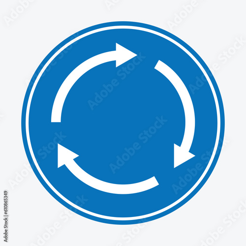 roundabout sign