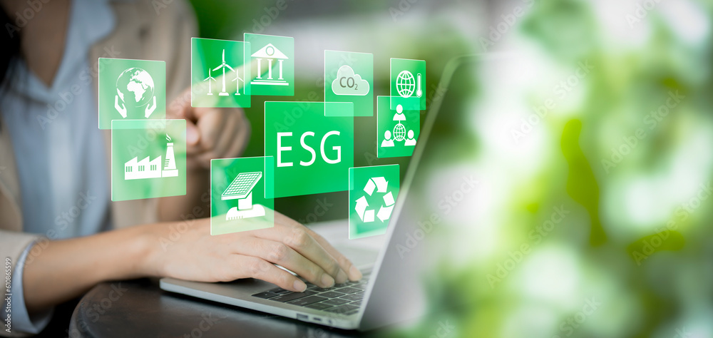 Foto de ESG. environment social governance investment business concept ...