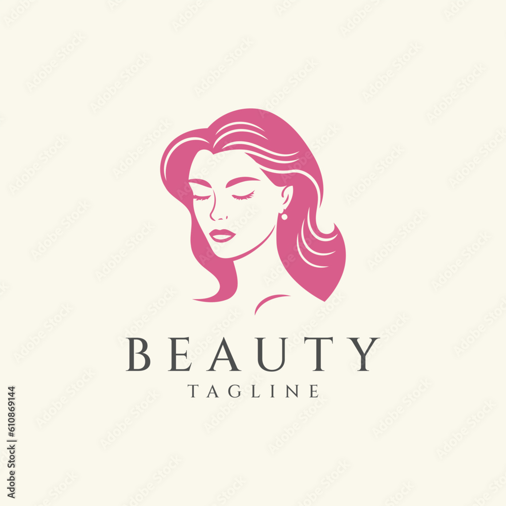 Beauty logo design vector illustration Beauty logo design vector illustration