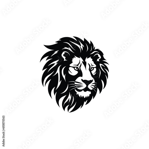 Lion Head Logo Vector Template Illustration Design © Abubakar