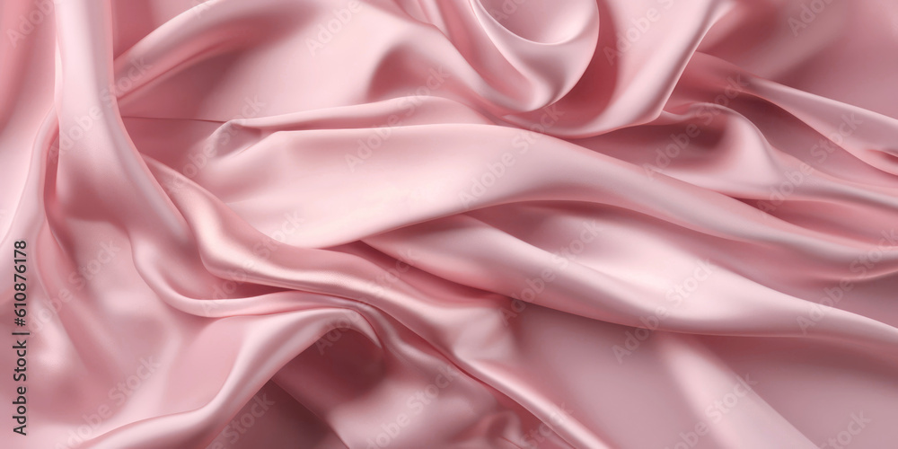 Obraz premium silk fabric background, generative ai