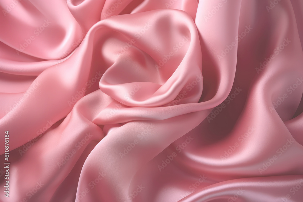 Obraz premium silk fabric background, generative ai