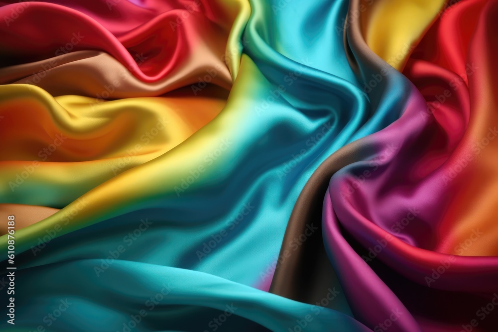 silk fabric background, generative ai silk fabric background, generative ai