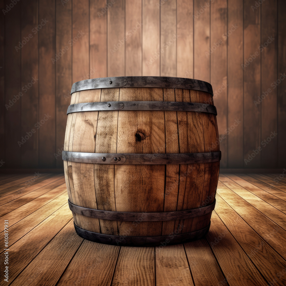 Fototapeta premium a wooden barrel