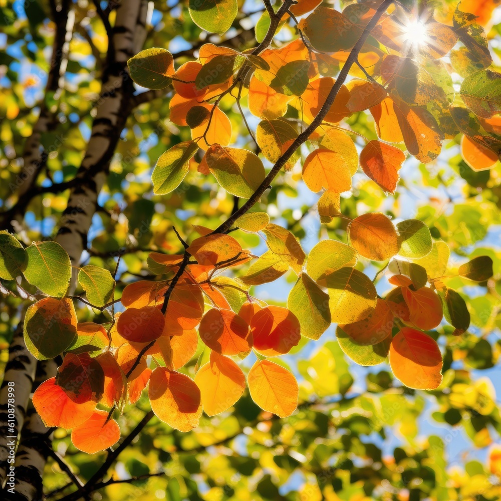 autumn leaf with generative ai autumn leaf with generative ai