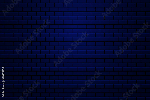 Vector drak brick wall text place. Graphic background.