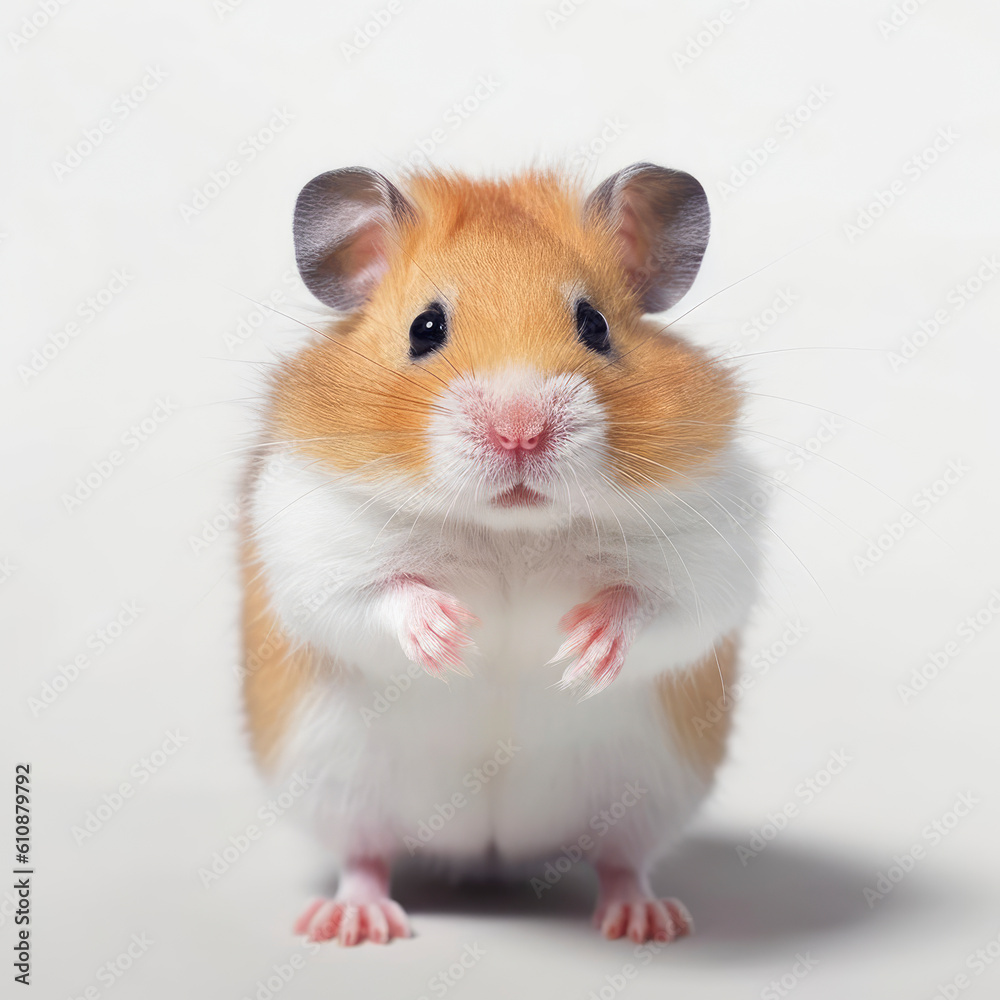 a small hamster