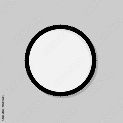 Cookies sandwich cream in Chocolate. flat illustration vector