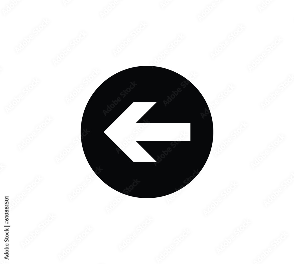 arrow pointer flat vector icon for apps and websites arrow pointer flat vector icon for apps and websites