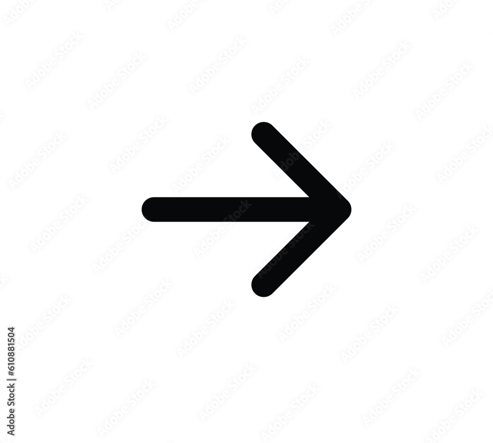 arrow pointer flat vector icon for apps and websites arrow pointer flat vector icon for apps and websites