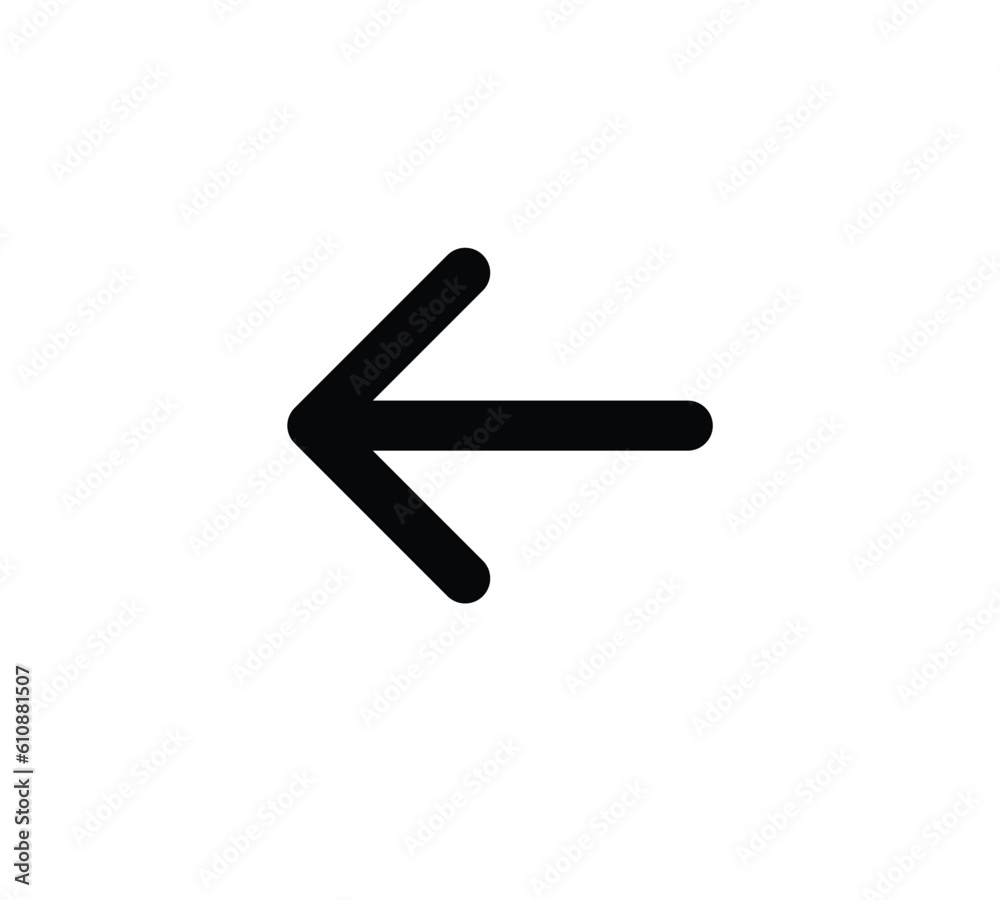 arrow pointer flat vector icon for apps and websites arrow pointer flat vector icon for apps and websites
