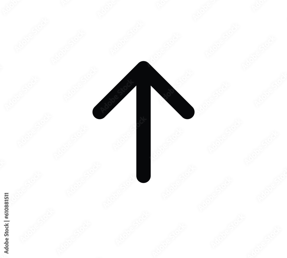 arrow pointer flat vector icon for apps and websites arrow pointer flat vector icon for apps and websites